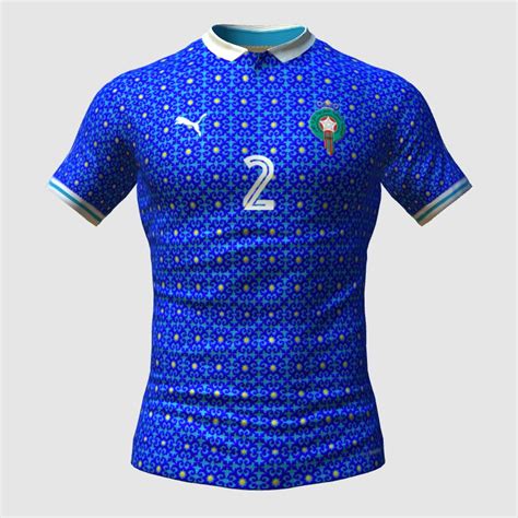 Morocco Away Concept Majorelle FIFA Kit Creator Showcase