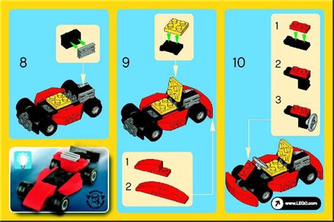 LEGO Go-Kart Instructions 7601, Creator