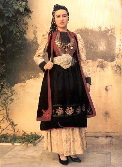 Traditional Festive Costume From Konitsa Epirus Northern Greece