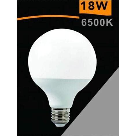 Lampadina Led W Lampada Globo Sfera Luce Bianca K Attacco E G