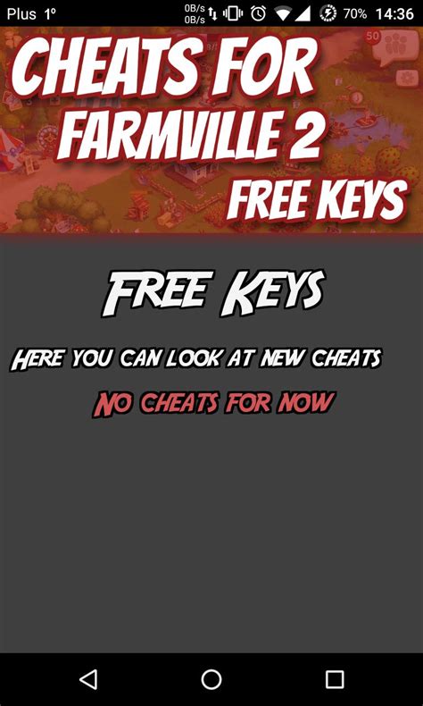 Cheats Keys For FarmVille 2 APK for Android Download