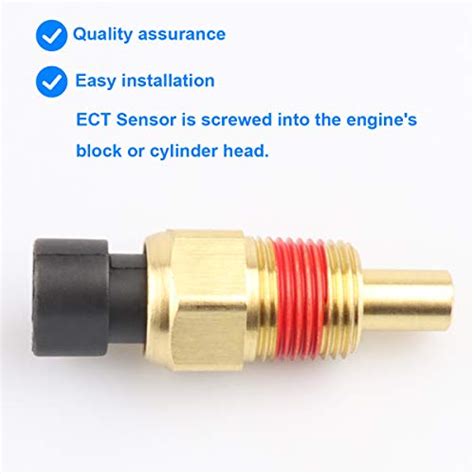 Engine Coolant Temperature Sensor Ect Temp Sensor Replace 213 928 15326386 213928 Compatible