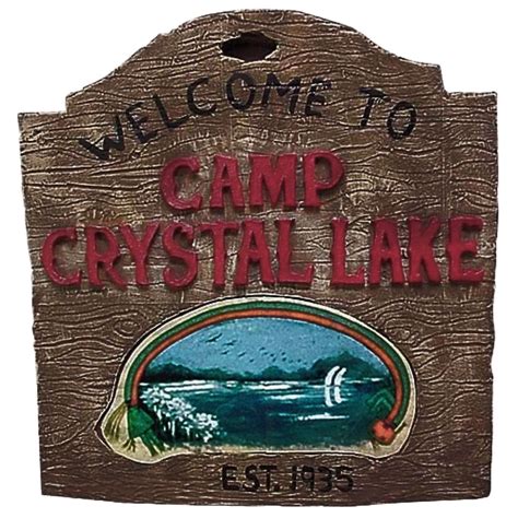 Friday The 13th Camp Crystal Lake Sign