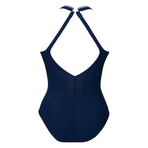 Anita Leoni One Piece Swimsuit Navy Blue Foundations Professional Bra