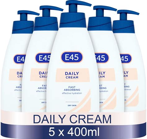 E45 Daily Bulk Moisturiser Cream Pack Of 5 X 400 Ml Amazonae Beauty