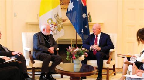 Archbishop Gallagher In Australia For 50 Years Of Diplomatic Ties With