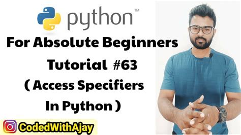 Public Private And Protected Access Specifiers Python Tutorials For Absolute Beginners In Hindi