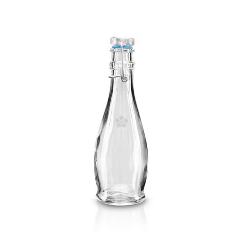 Promotional Curved Swing Top Glass Bottle 355ml Personalised By Mojo Promotions