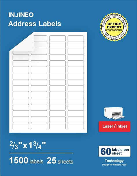 Amazon Avery Printable Return Address Labels With Sure Feed 0 5