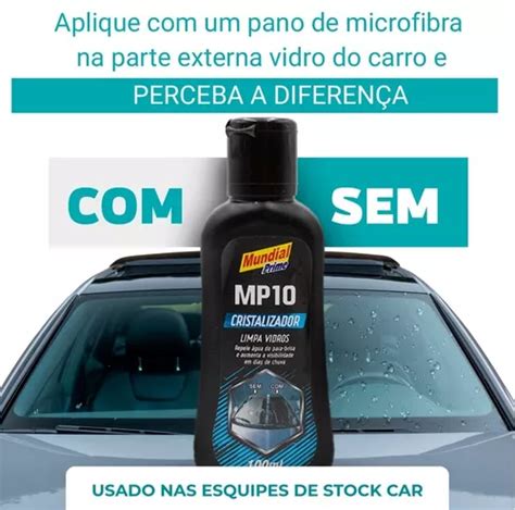 Cristalizador Vidro Antiemba Ante Automotivo Repelente Agua