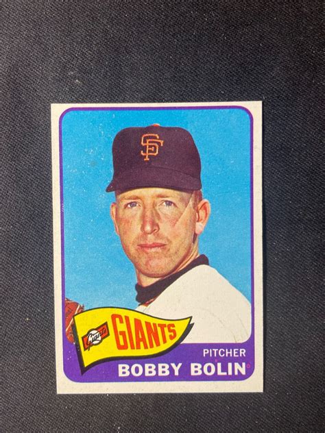 Packfresh 1965 Topps Estimated NM 341 Bobby Bolin 2 EBay