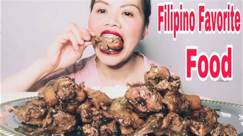 PINOY CLASSICS CHICKEN ADUBO MUKBANG YouTube