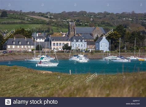 France Manche Barneville Carteret Port Of Carteret Stock Photo Royalty