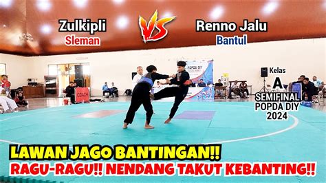 Semifinal POPDA DIY 2024 Zulkipli Sleman Reno Jalu Bantul YouTube