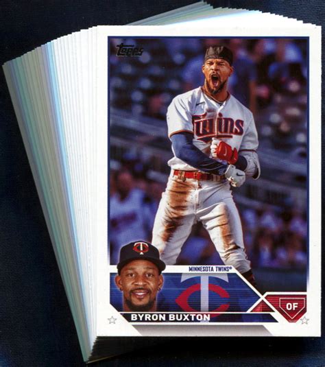 2023 Topps Minnesota Twins Baseball Cards Team Set