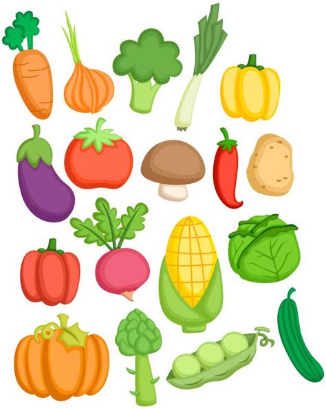 Premium Vector | Fruit vector collection design | Vegetable drawing ...