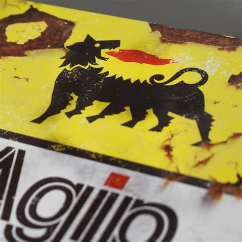 Agip Motor Oil Replica Tin Sign