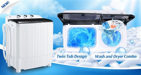 Amazon Habutway Lb Portable Twin Tub Washing Machine With