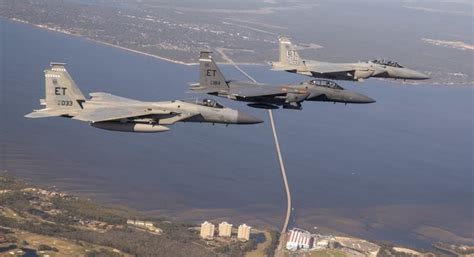 The Us Air Forces First F 15ex Touches Down At Eglin Air Force Base