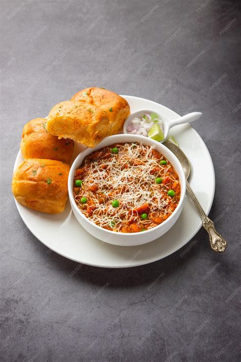 Premium Photo Cheese Pav Bhaji Recipe Is A Street Food Bhajipav