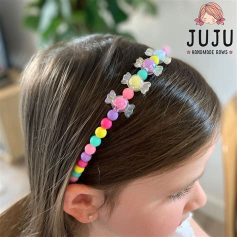 Colourful Hair Bows Hair Clips Headbands Inspiration Juju Handmade Bows Hair