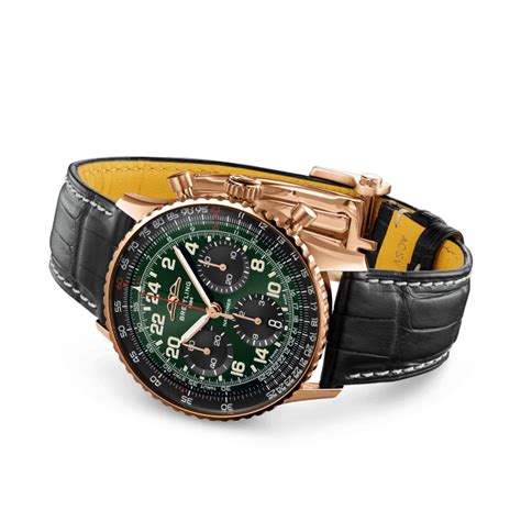 Navitimer B Chronograph Cosmonaute K Red Gold Green