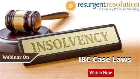 Webinar Ibc Case Laws Youtube