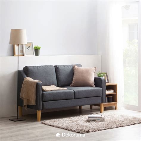 Jual Dekoruma Eito Sofa MInimalis 2 Seater Kursi Sofa Ruang Tamu