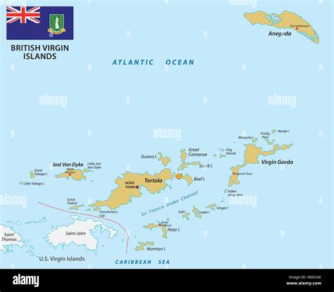 British Virgin Islands Map High Resolution Stock Photography and Images ...