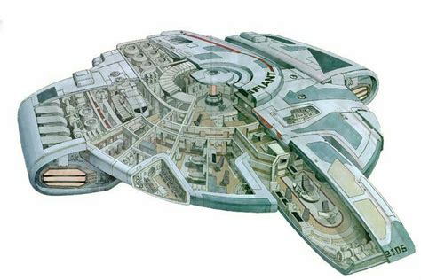 Uss Defiant Cutaway I Wonder How Accurate This Is Naves De Star