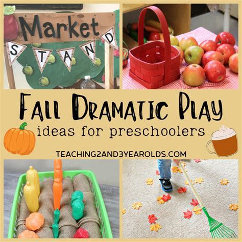 Fall Dramatic Play Ideas for Toddlers and Preschoolers