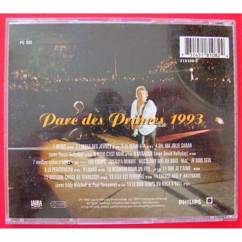 Parc des prince 1993 Johnny Hallyday CD 売り手 troubadour70