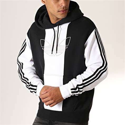 Adidas Originals Sweat Capuche A Bandes Off Court Trefoil Ed6247