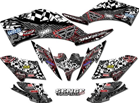 Blaster 200 BLASTER200 Yamaha Graphics Kit Deco Stickers ATV Quad Fly