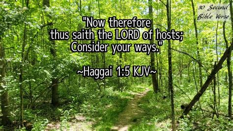 Haggai 1 5 Kjv Youtube