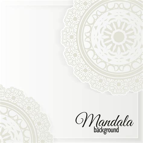 White mandala background concept 3641934 Vector Art at Vecteezy