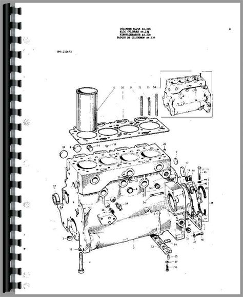 Massey Ferguson 175 Tractor Parts Manual