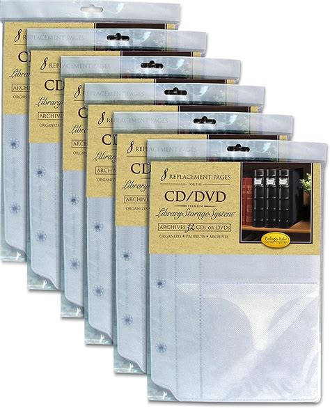 Amazon Bellagio Italia Insert Sheets For CD DVD Storage Binder