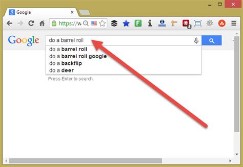 Do A Barrel Roll - Google Easter Egg