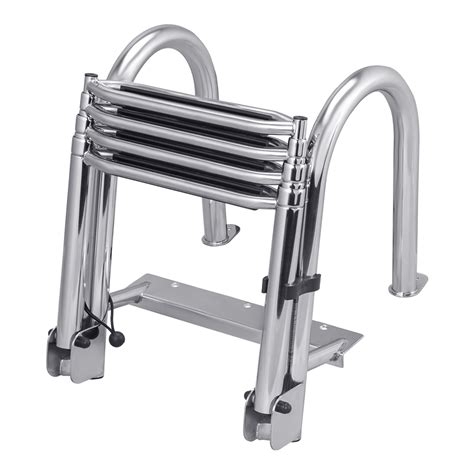 Off Step Stainless Steel Telescoping Boat Ladder