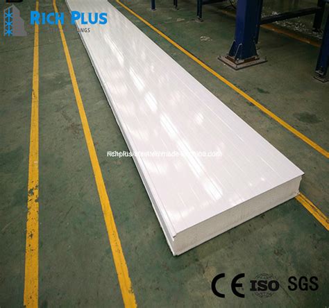 PUR PU PIR Polyurethane Foam Insulation Insulated Sandwich Panels For