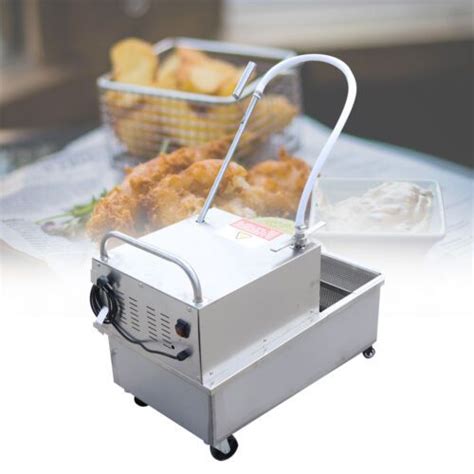 L W Commercial Fryer Oil Filter Cart Machine Oil Separator