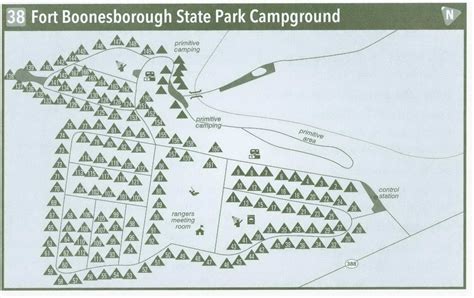 Fort Boonesborough State Park Campground in Kentucky on map KY how to ...