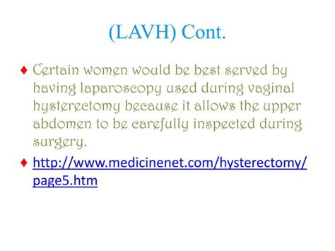 Hysterectomy Powerpoint Ppt