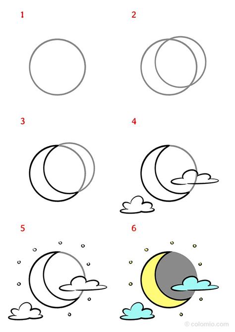 Moon Drawing Ideas How to draw a Moon