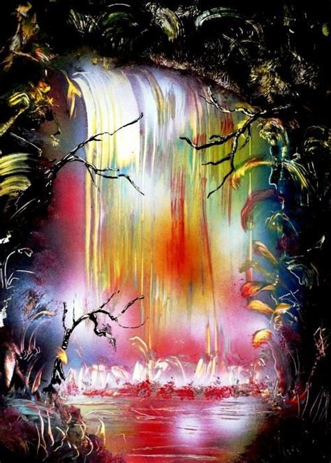 Dream Waterfall By Nandor Molnar Landscape Art Waterfall Paintings