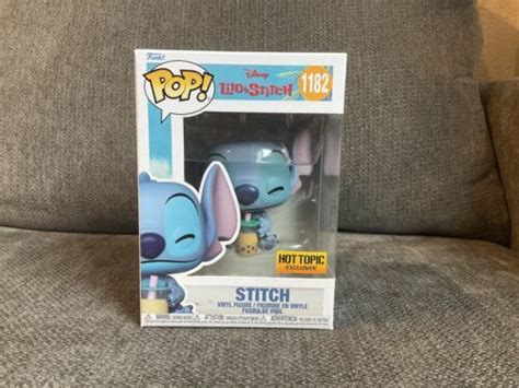 Stitch With Boba Lilo Stitch Disney Funko Pop Hot Topic Exclusive
