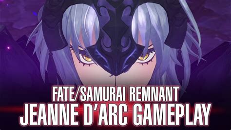 Fate Samurai Remnant Jeanne D Arc Gameplay PlayStation 5 YouTube