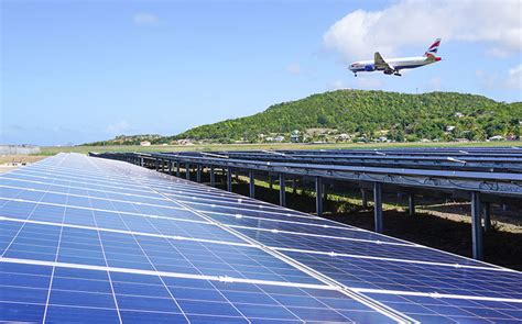 Airport Solar Energy Plant Antigua And Barbuda Source Download