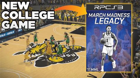 New College Basketball Video Game March Madness Legacy YouTube